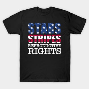 Stars Stripes Reproductive Rights T-Shirt